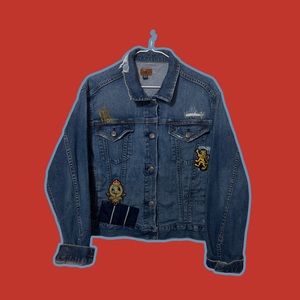 Ralph Lauren (US XL) Womens Patchwork Denim Jacket